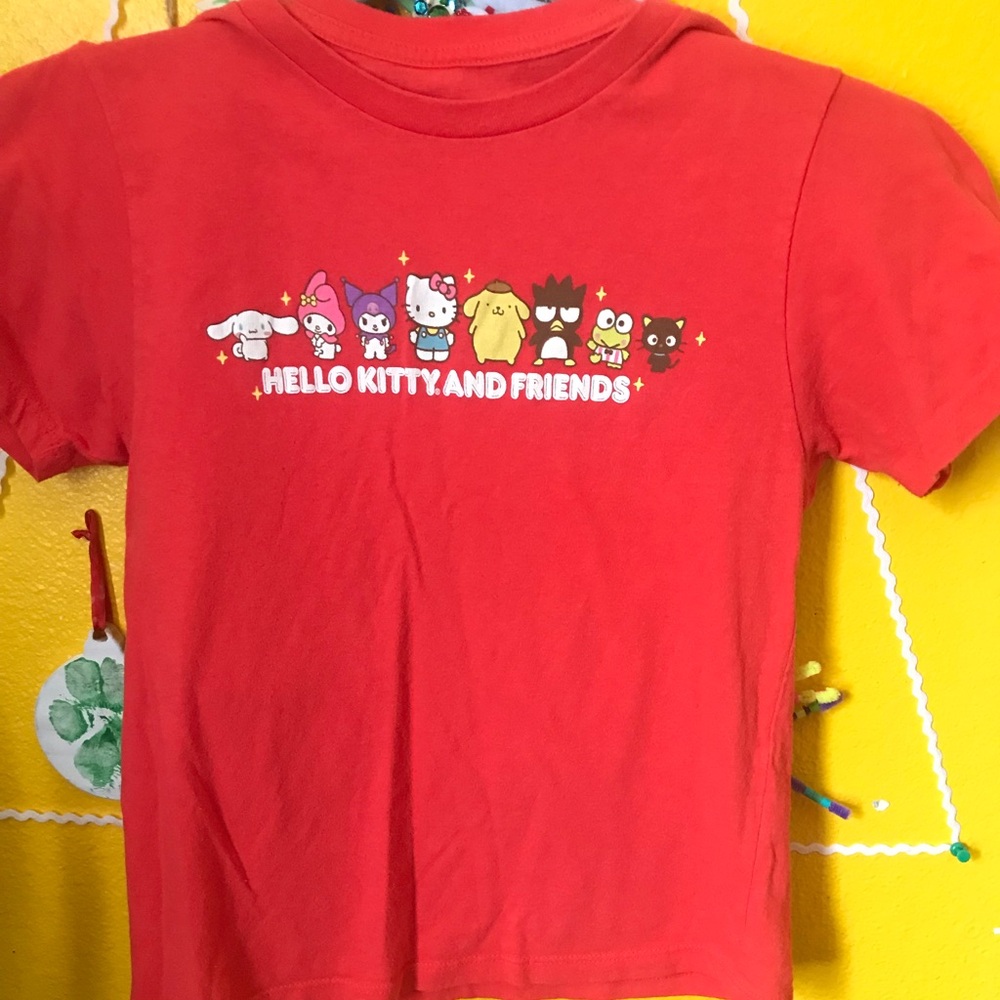 Hello kitty by Sanrio! Cute red tee